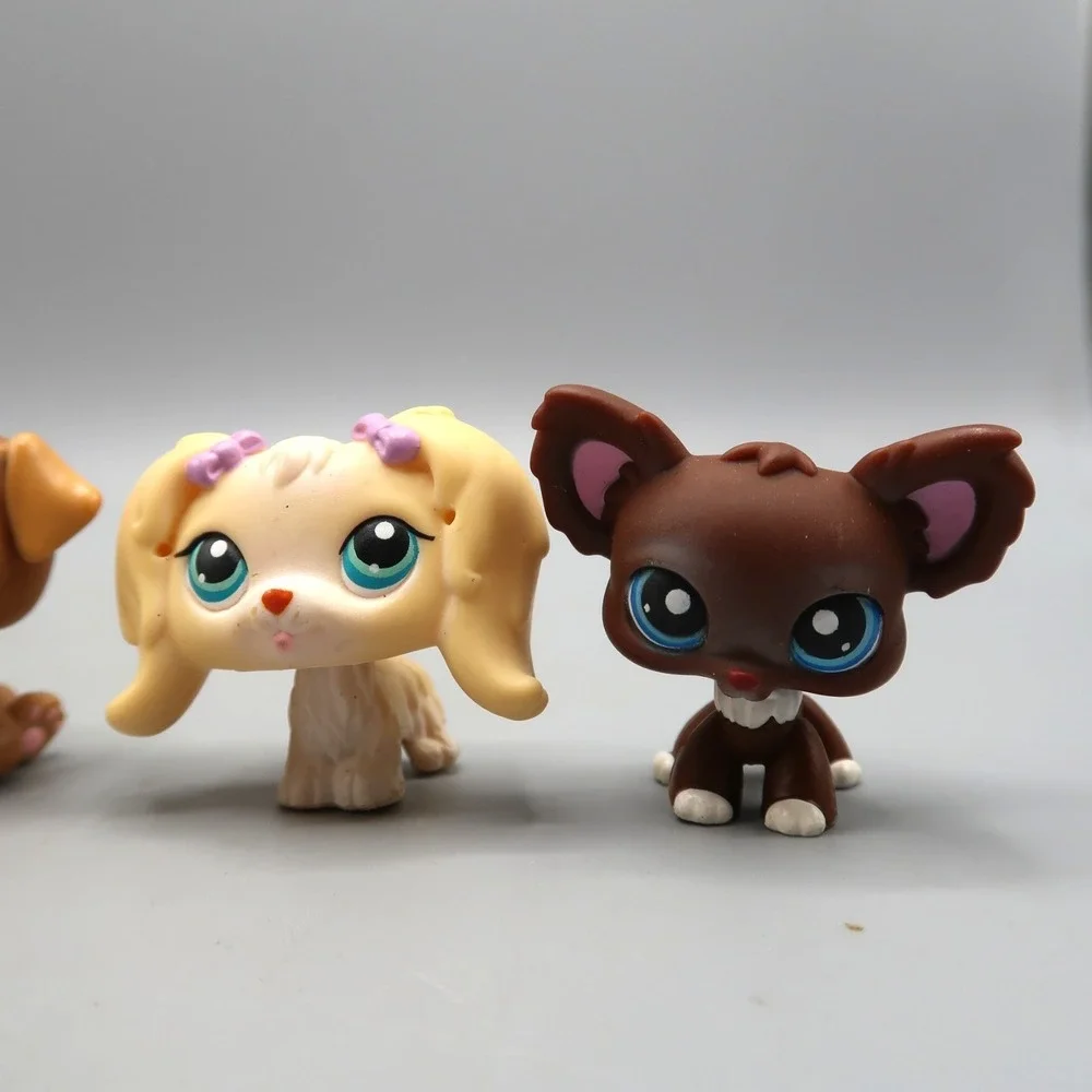 Vintage Littlest Pet Shop Lot of LPS Dog #1052 Boxer #786 Pug #175 Maltese #219